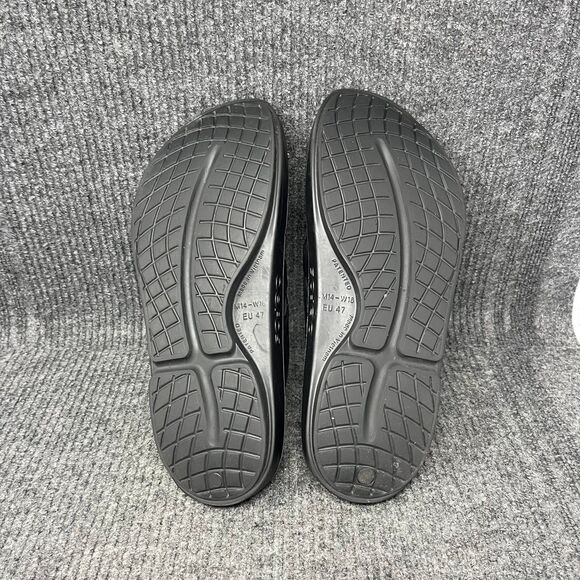 OOFOS Ooriginal Sport Flip Flop Recovery Slide Sandals Black Mens Size 14 US - Picture 5 of 6